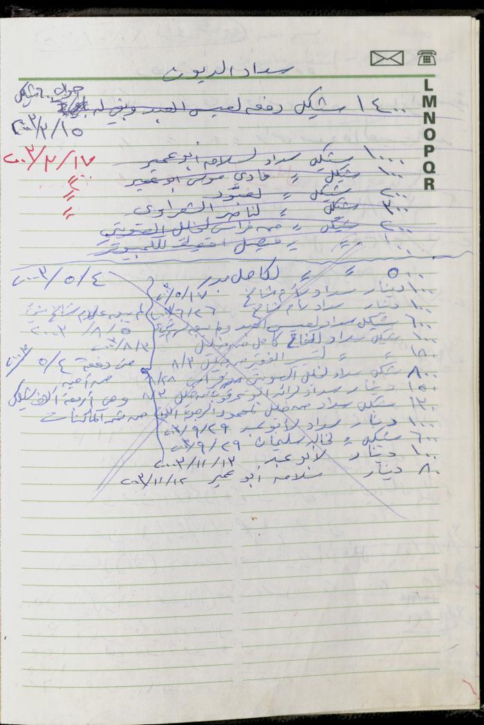 The Diary of Fadeyyeh Darabe, Dura- Hebron, 2003
