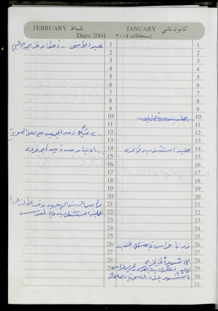 The Diary of Fadeyyeh Darabe, Dura- Hebron, 2004