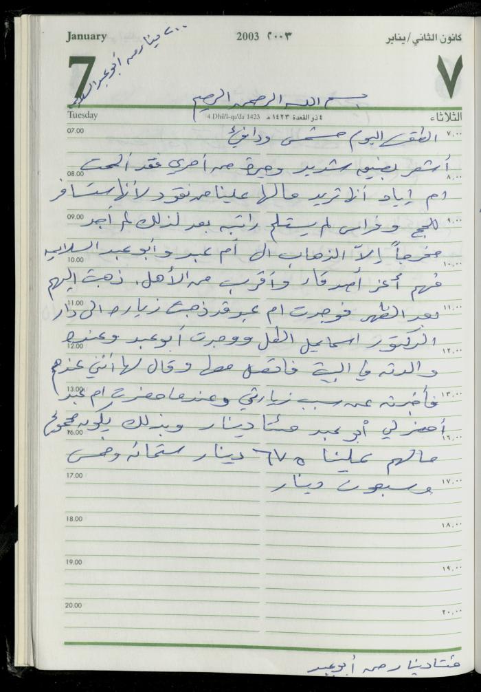The Diary of Fadeyyeh Darabe, Dura- Hebron, 2003
