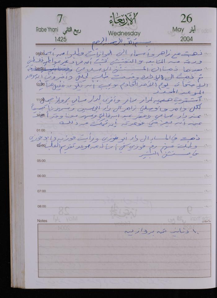 The Diary of Fadeyyeh Darabe, Dura- Hebron, 2004