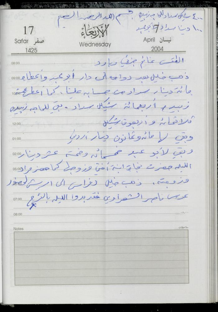 The Diary of Fadeyyeh Darabe, Dura- Hebron, 2004