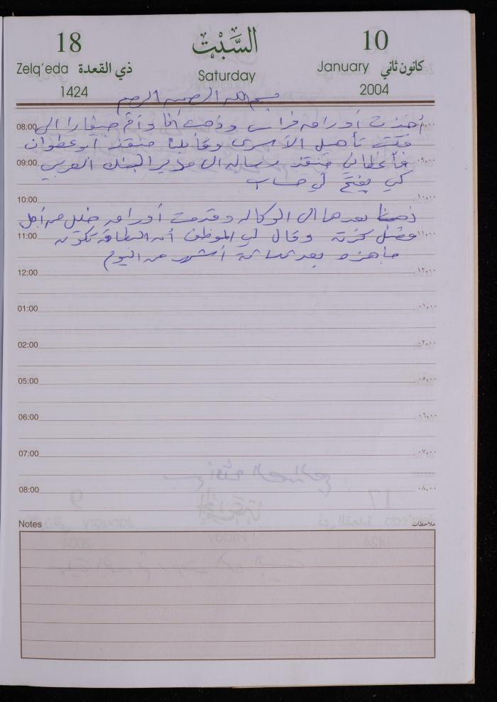 The Diary of Fadeyyeh Darabe, Dura- Hebron, 2004