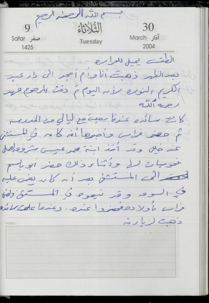 The Diary of Fadeyyeh Darabe, Dura- Hebron, 2004