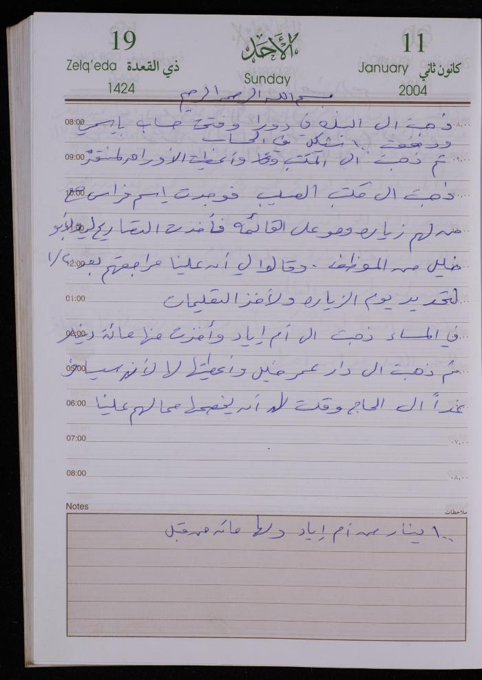 The Diary of Fadeyyeh Darabe, Dura- Hebron, 2004