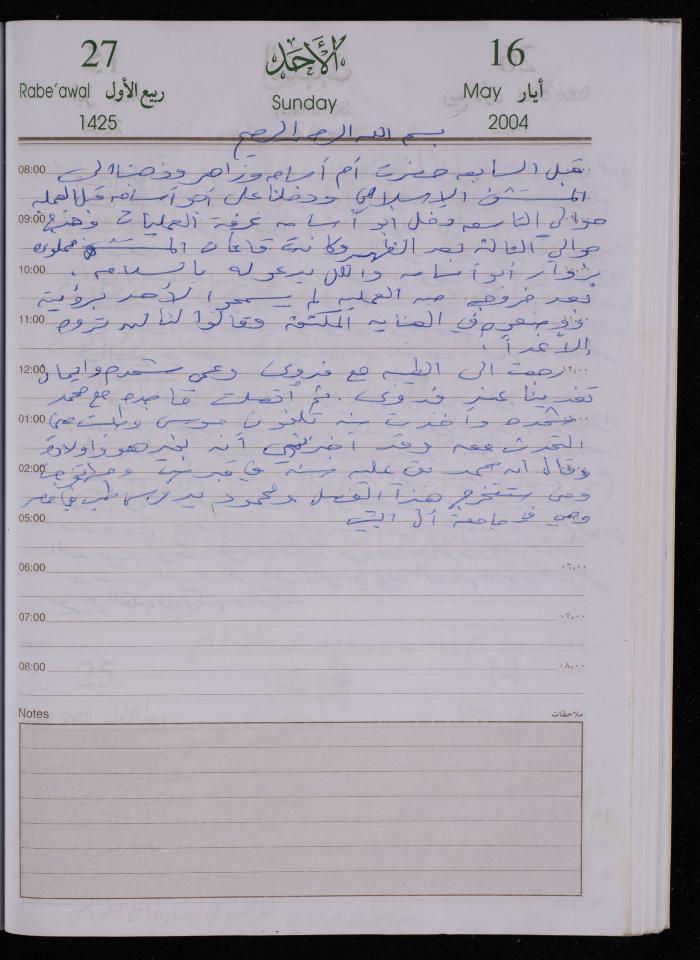 The Diary of Fadeyyeh Darabe, Dura- Hebron, 2004
