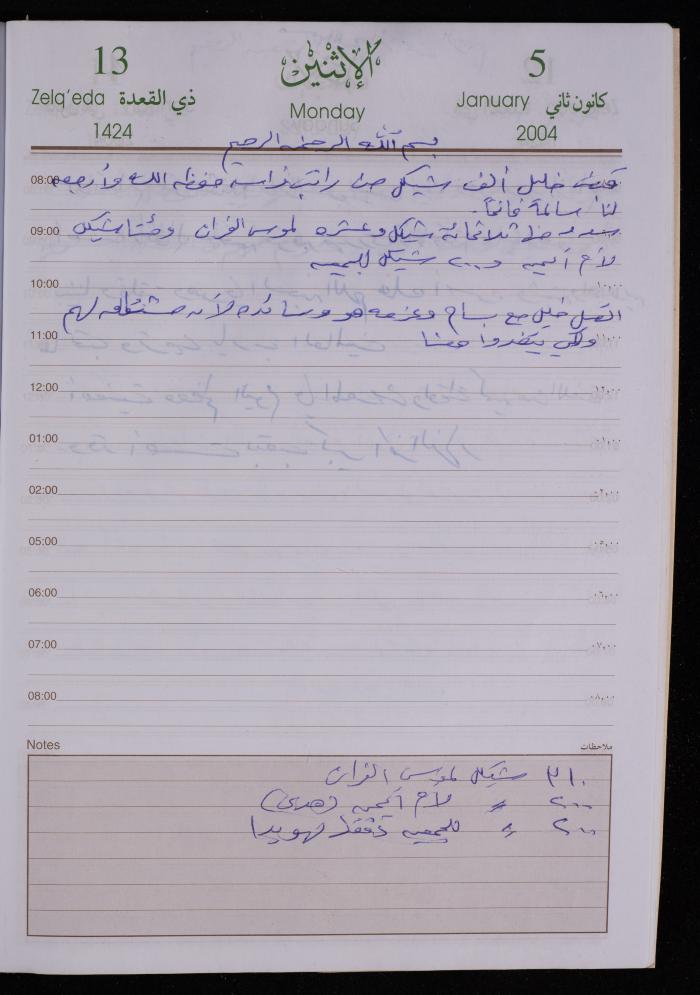 The Diary of Fadeyyeh Darabe, Dura- Hebron, 2004