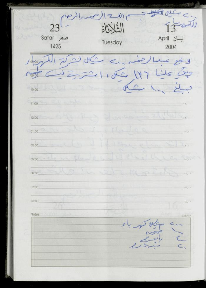 The Diary of Fadeyyeh Darabe, Dura- Hebron, 2004