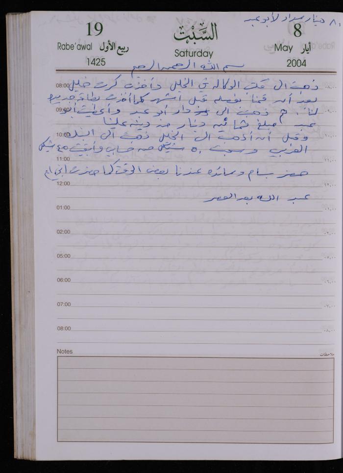 The Diary of Fadeyyeh Darabe, Dura- Hebron, 2004