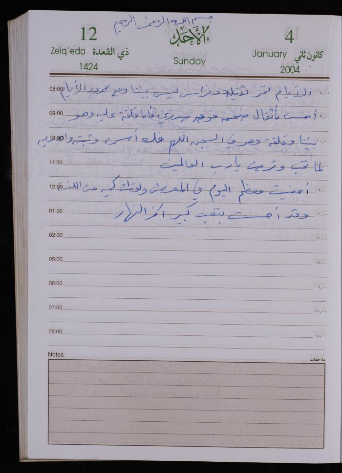 The Diary of Fadeyyeh Darabe, Dura- Hebron, 2004
