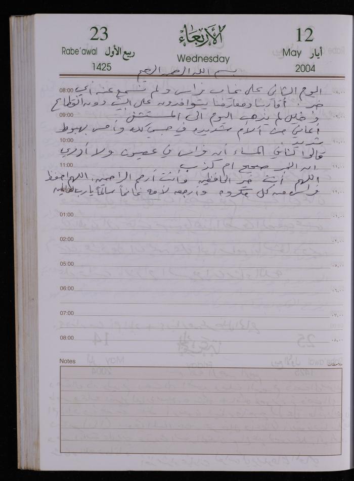 The Diary of Fadeyyeh Darabe, Dura- Hebron, 2004