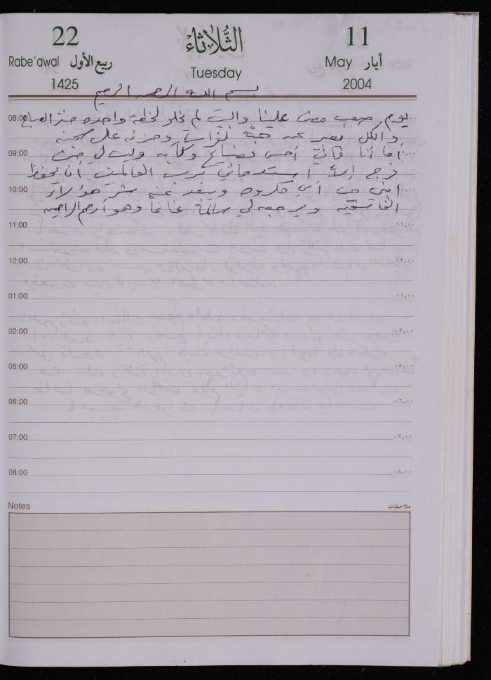 The Diary of Fadeyyeh Darabe, Dura- Hebron, 2004