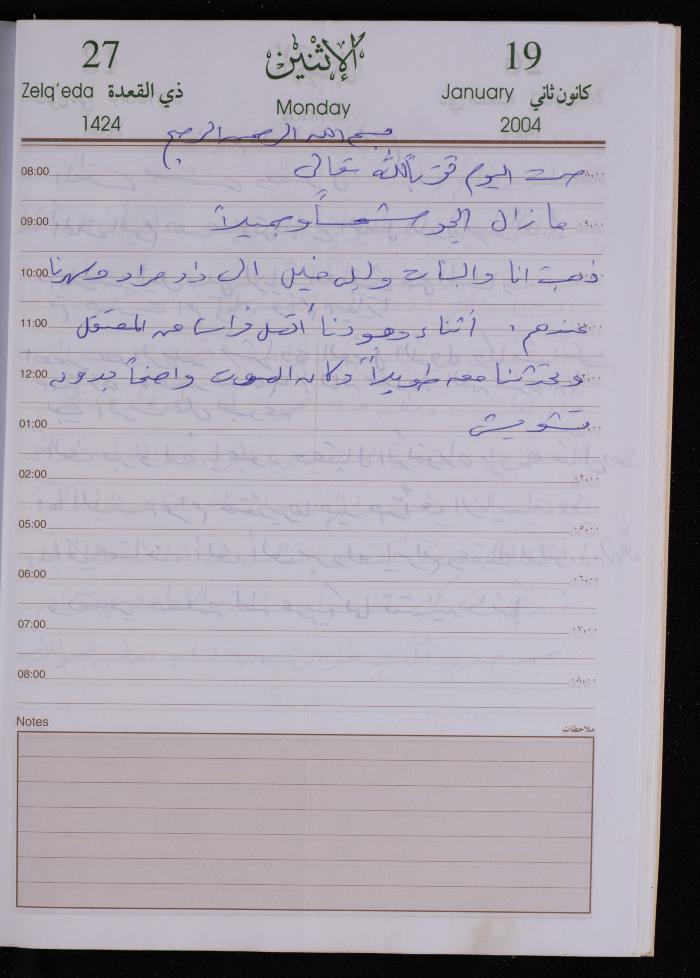 The Diary of Fadeyyeh Darabe, Dura- Hebron, 2004