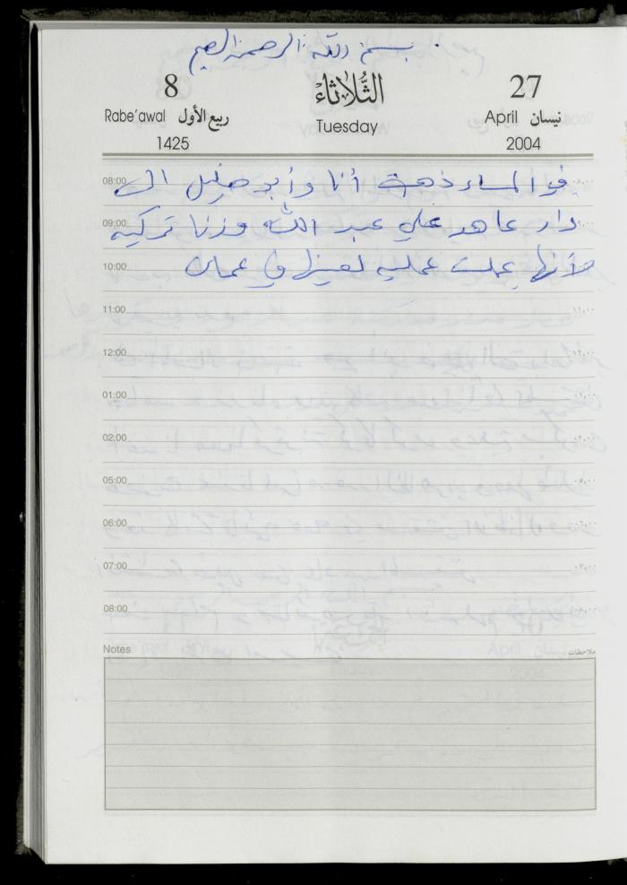 The Diary of Fadeyyeh Darabe, Dura- Hebron, 2004