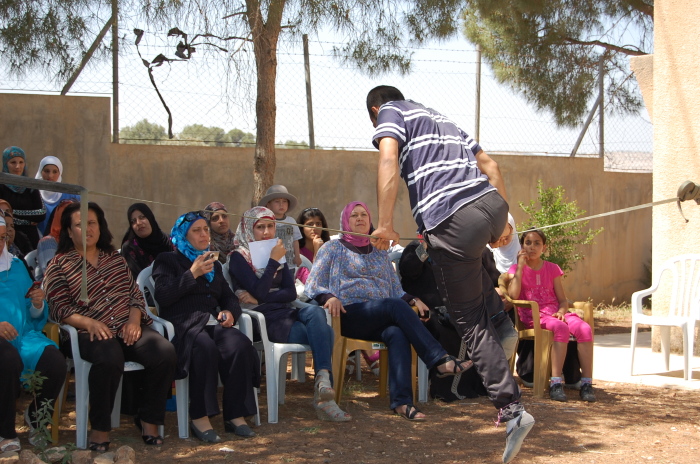 A Photograph from an Open Day Held by the PCS in Jenin, 2012
