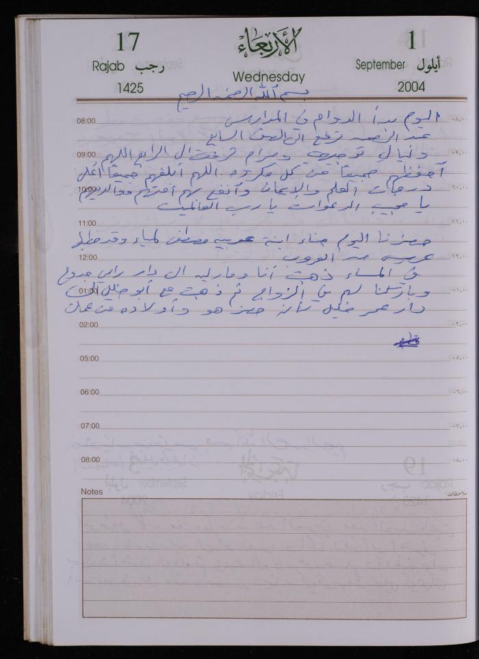 The Diary of Fadeyyeh Darabe, Dura- Hebron, 2004