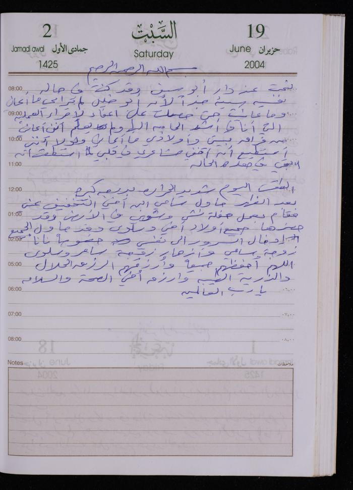 The Diary of Fadeyyeh Darabe, Dura- Hebron, 2004