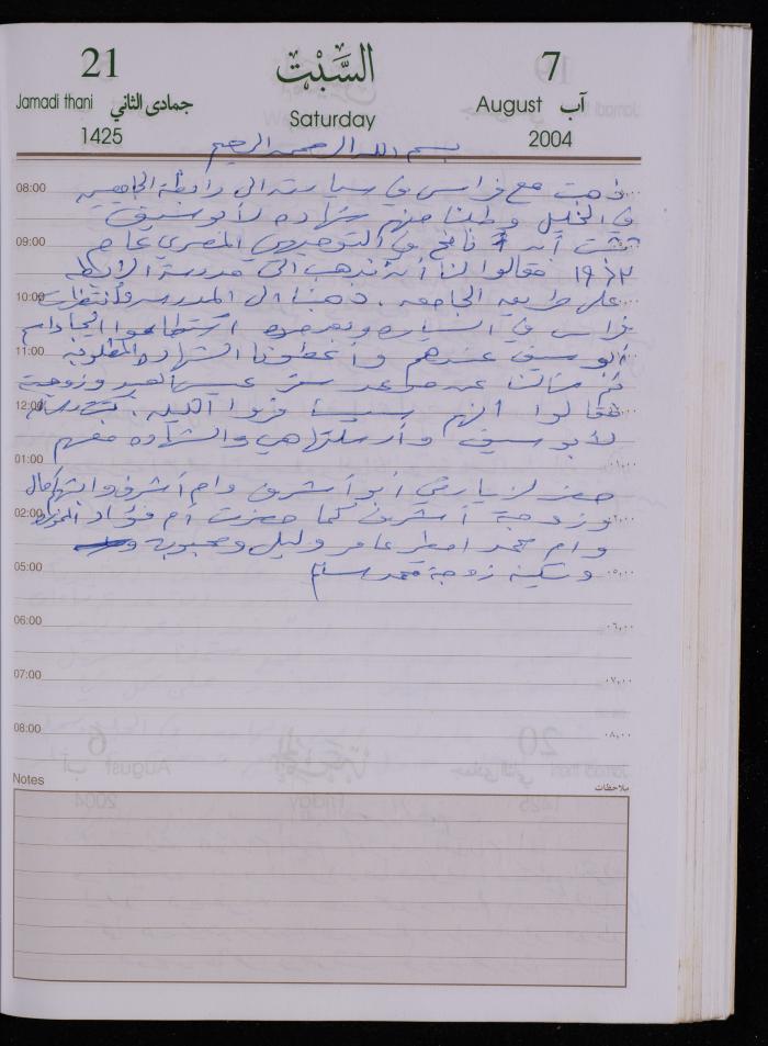 The Diary of Fadeyyeh Darabe, Dura- Hebron, 2004
