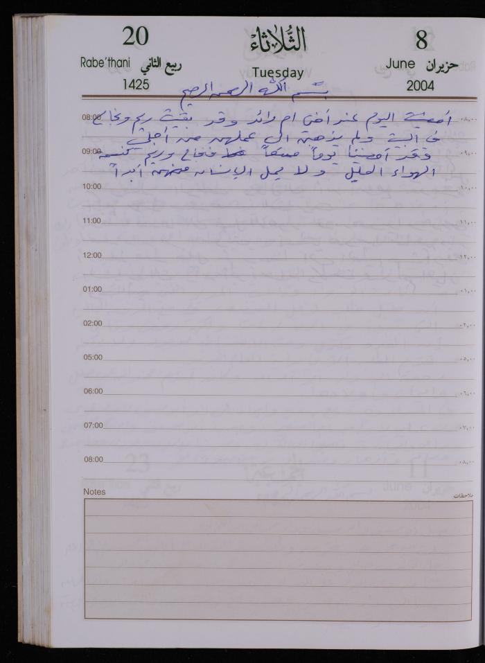 The Diary of Fadeyyeh Darabe, Dura- Hebron, 2004