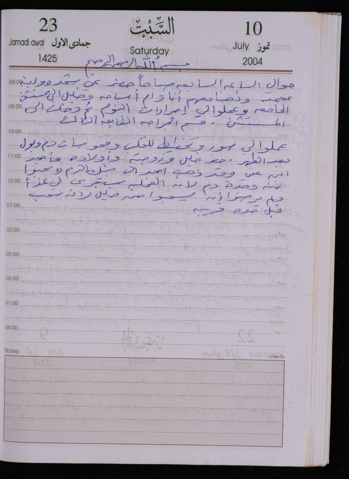 The Diary of Fadeyyeh Darabe, Dura- Hebron, 2004