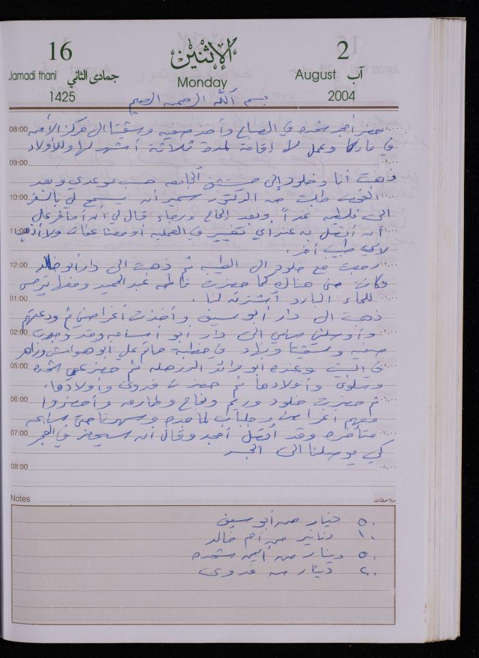 The Diary of Fadeyyeh Darabe, Dura- Hebron, 2004