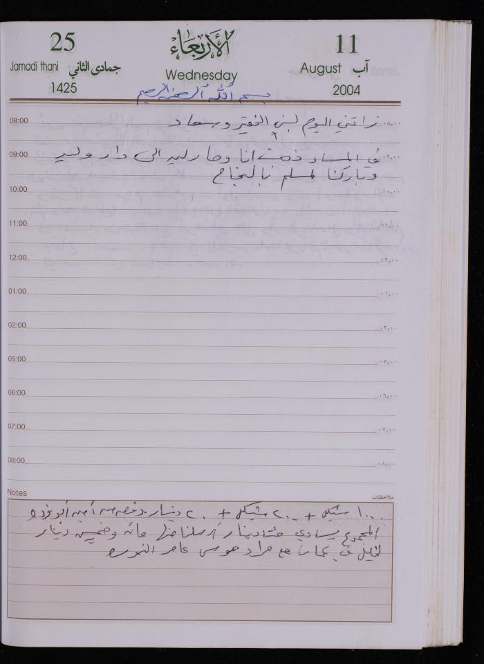 The Diary of Fadeyyeh Darabe, Dura- Hebron, 2004