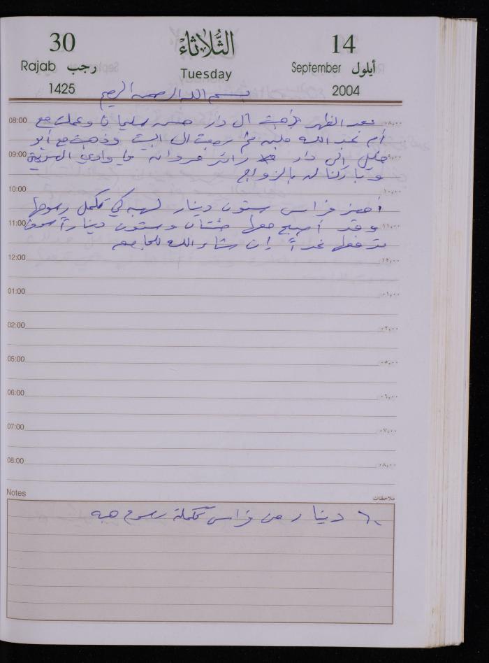 The Diary of Fadeyyeh Darabe, Dura- Hebron, 2004