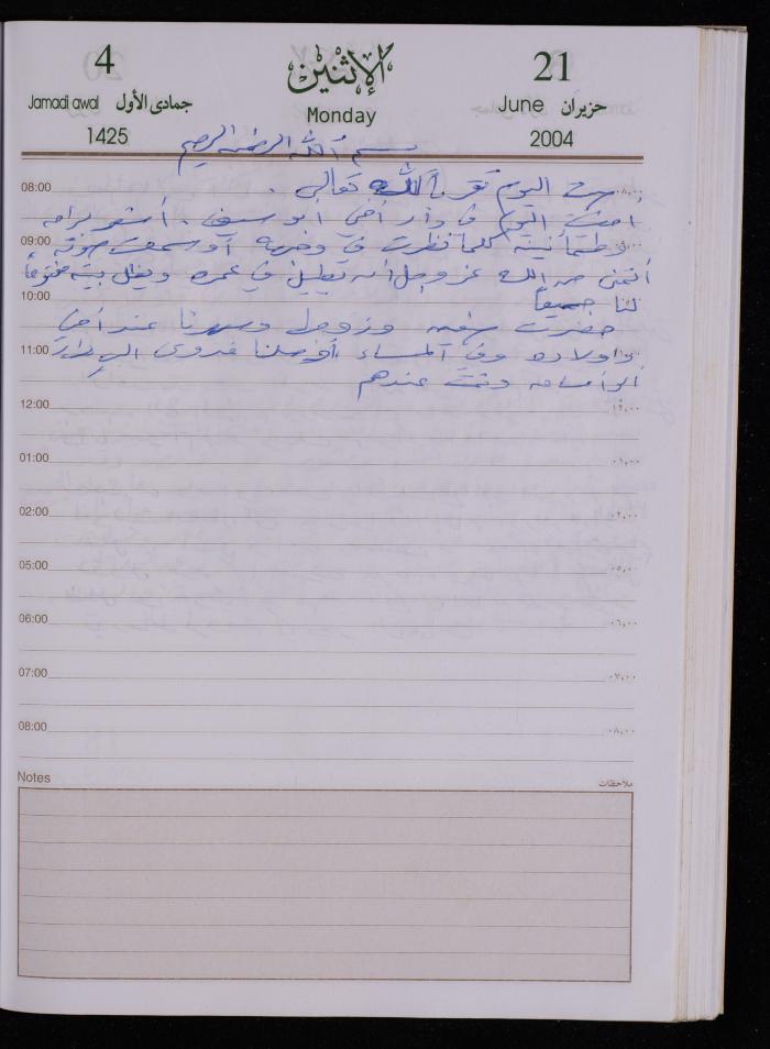 The Diary of Fadeyyeh Darabe, Dura- Hebron, 2004