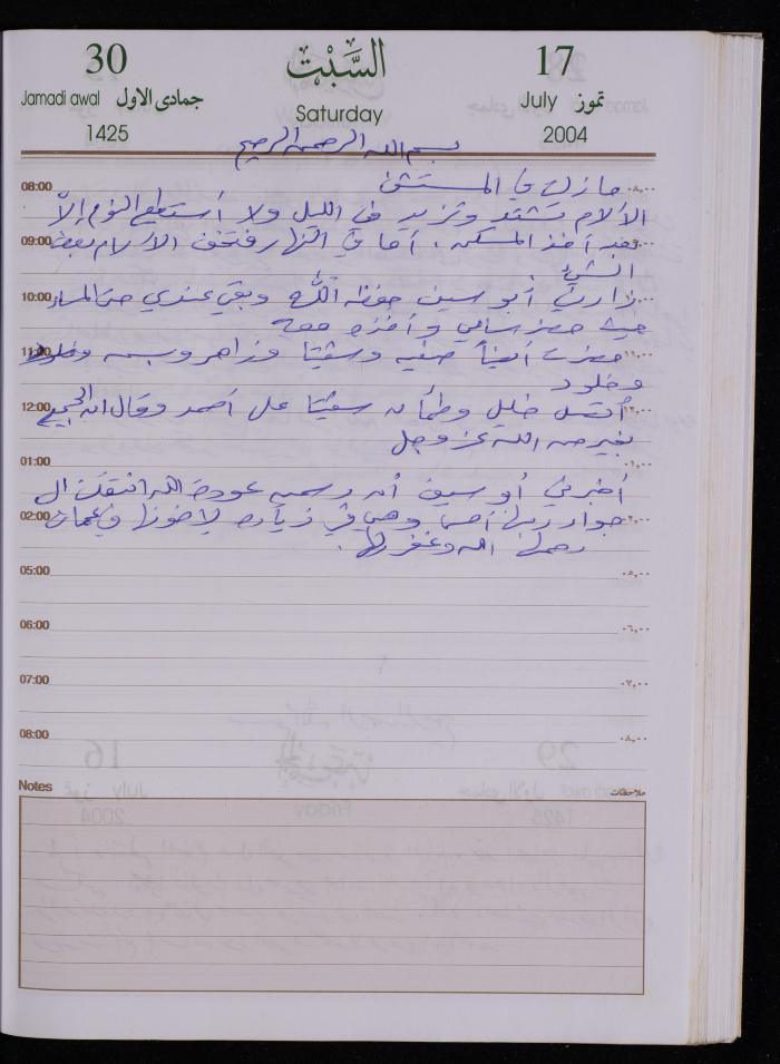 The Diary of Fadeyyeh Darabe, Dura- Hebron, 2004