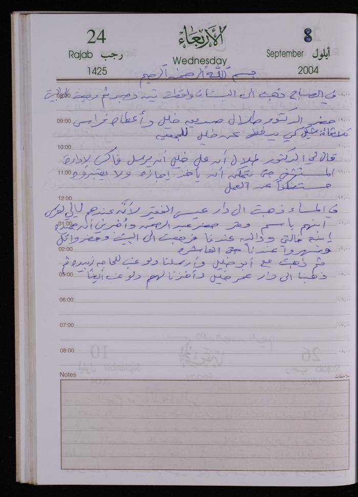 The Diary of Fadeyyeh Darabe, Dura- Hebron, 2004