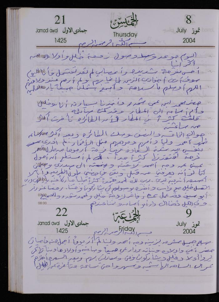 The Diary of Fadeyyeh Darabe, Dura- Hebron, 2004