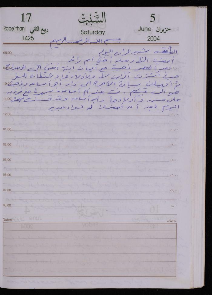 The Diary of Fadeyyeh Darabe, Dura- Hebron, 2004