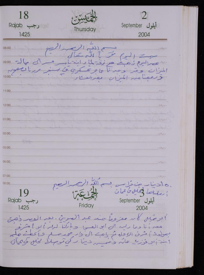 The Diary of Fadeyyeh Darabe, Dura- Hebron, 2004