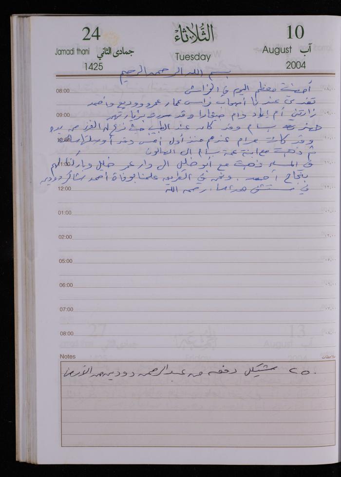 The Diary of Fadeyyeh Darabe, Dura- Hebron, 2004