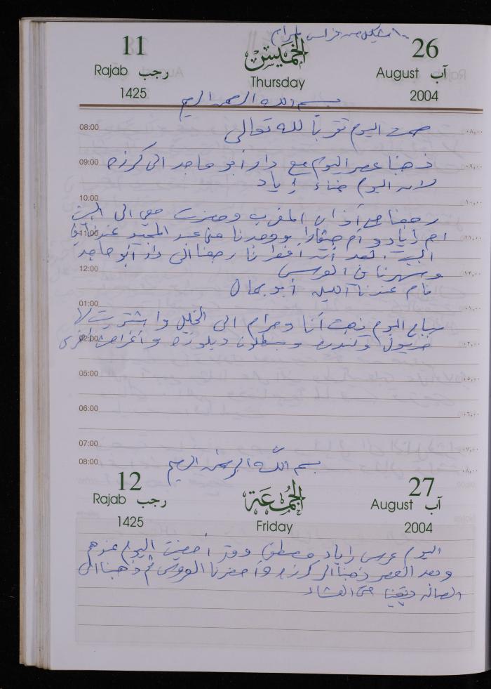 The Diary of Fadeyyeh Darabe, Dura- Hebron, 2004