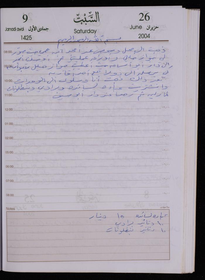 The Diary of Fadeyyeh Darabe, Dura- Hebron, 2004
