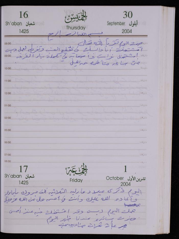The Diary of Fadeyyeh Darabe, Dura- Hebron, 2004