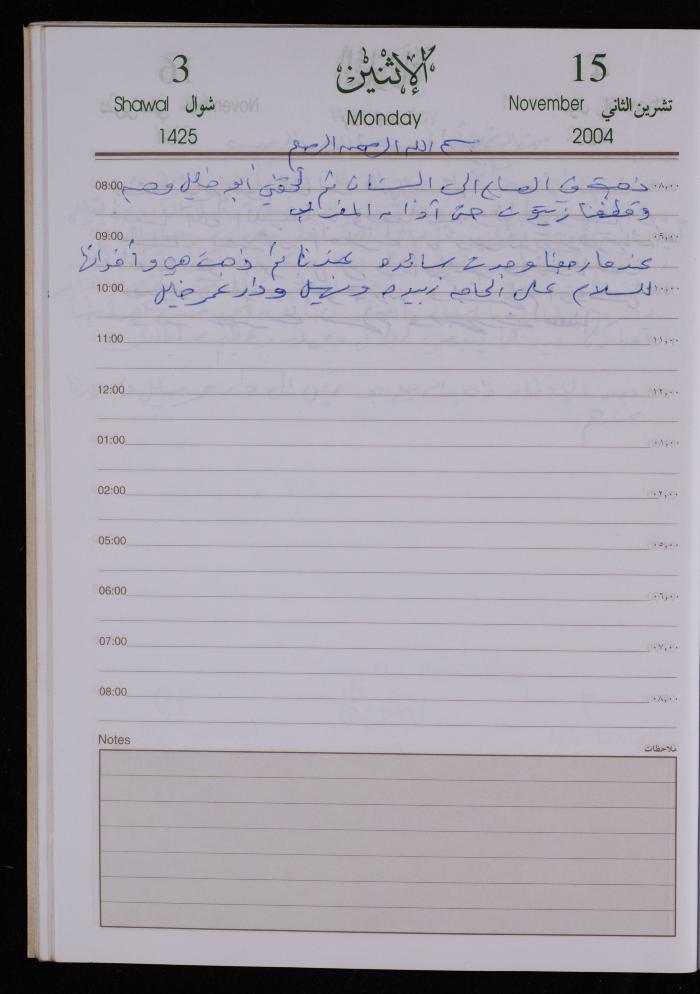 The Diary of Fadeyyeh Darabe, Dura- Hebron, 2004