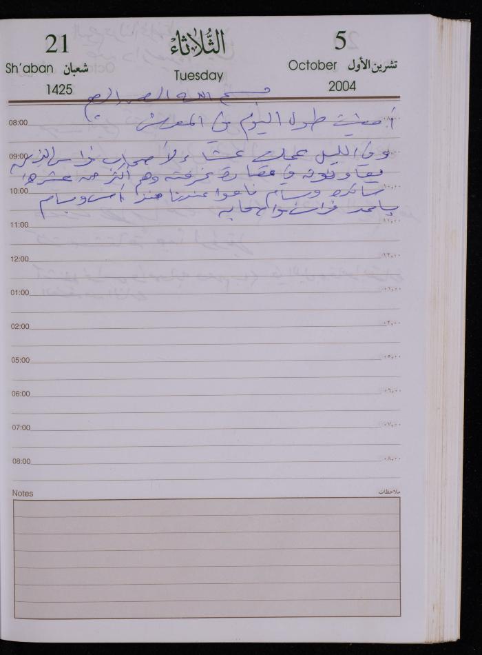 The Diary of Fadeyyeh Darabe, Dura- Hebron, 2004