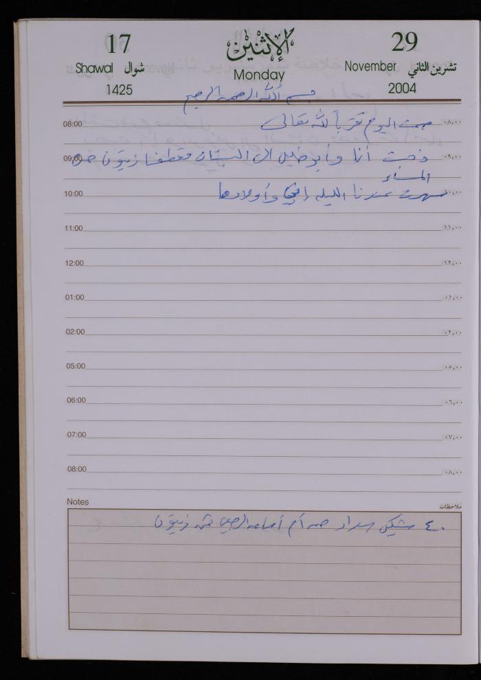 The Diary of Fadeyyeh Darabe, Dura- Hebron, 2004