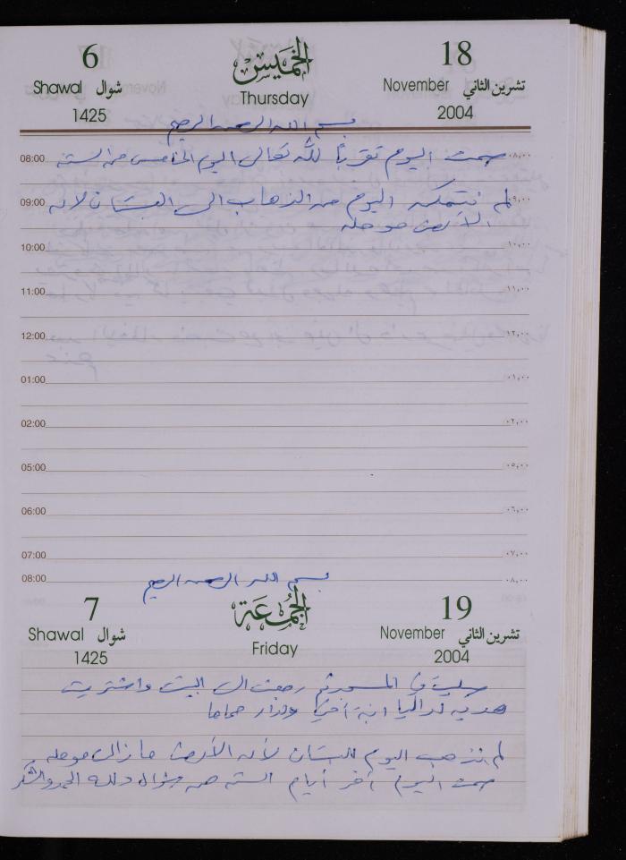 The Diary of Fadeyyeh Darabe, Dura- Hebron, 2004