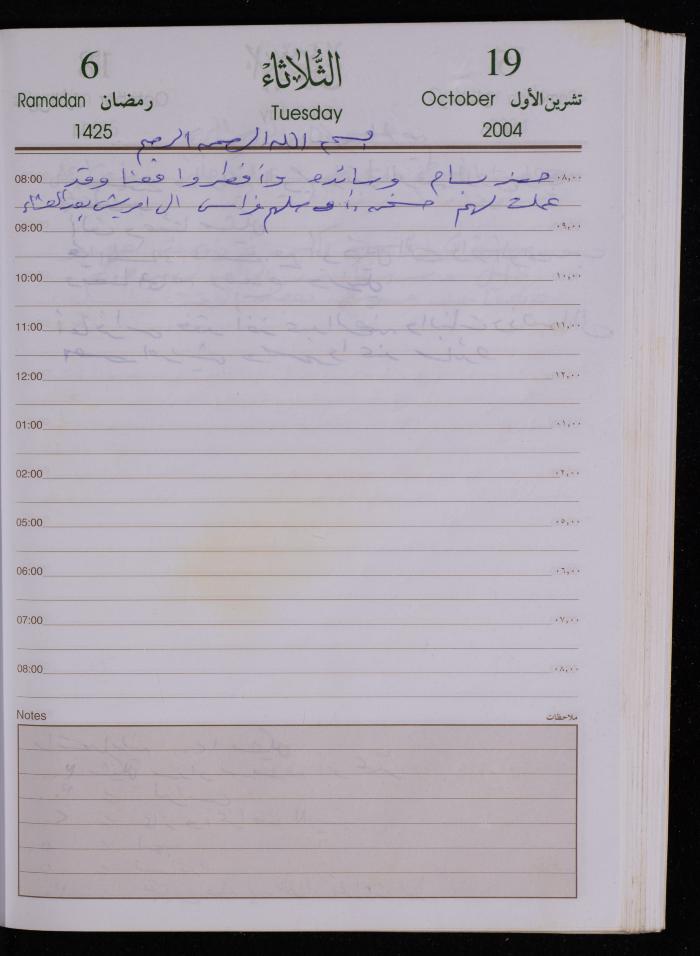 The Diary of Fadeyyeh Darabe, Dura- Hebron, 2004