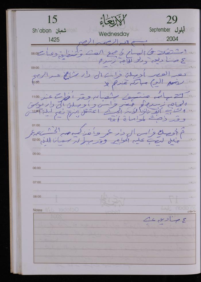 The Diary of Fadeyyeh Darabe, Dura- Hebron, 2004