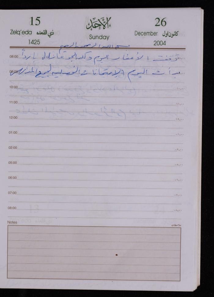 The Diary of Fadeyyeh Darabe, Dura- Hebron, 2004