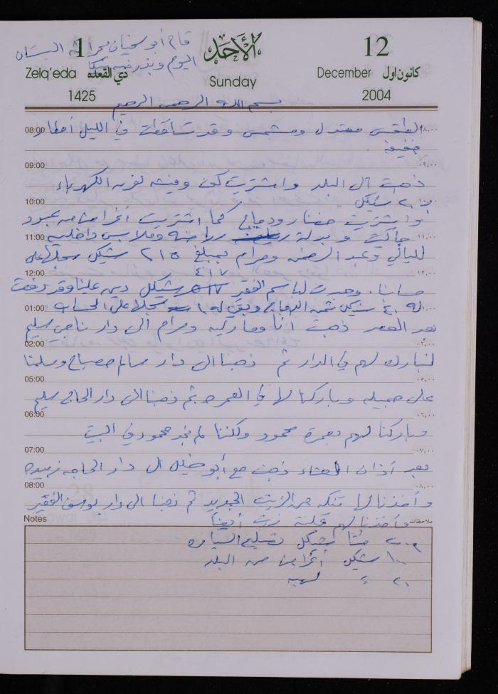 The Diary of Fadeyyeh Darabe, Dura- Hebron, 2004