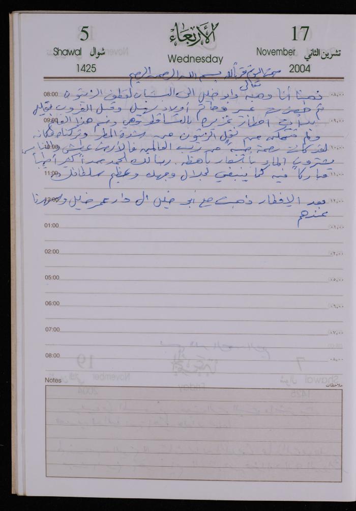 The Diary of Fadeyyeh Darabe, Dura- Hebron, 2004