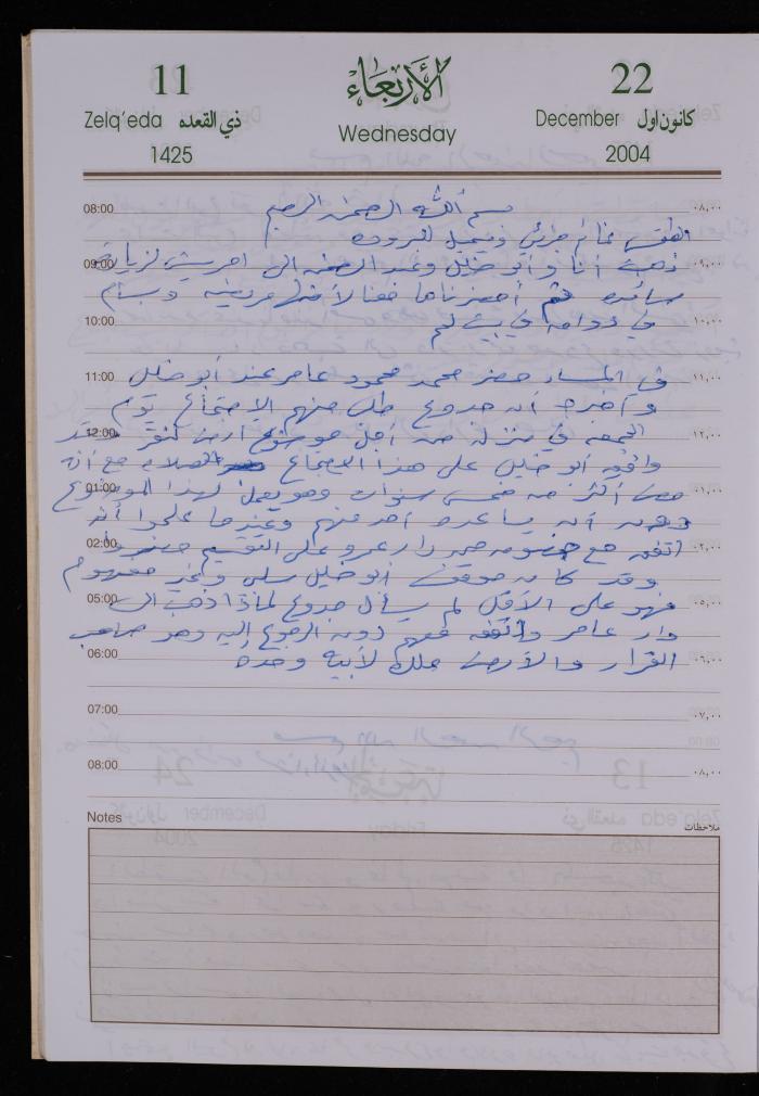The Diary of Fadeyyeh Darabe, Dura- Hebron, 2004