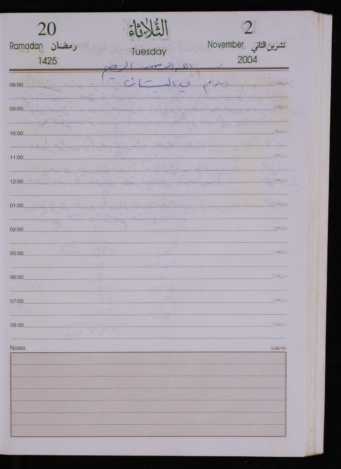 The Diary of Fadeyyeh Darabe, Dura- Hebron, 2004