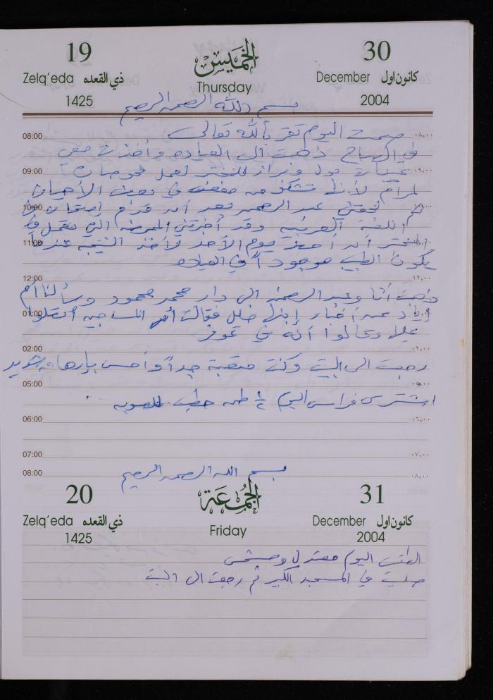 The Diary of Fadeyyeh Darabe, Dura- Hebron, 2004