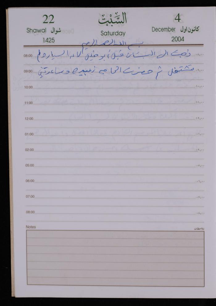 The Diary of Fadeyyeh Darabe, Dura- Hebron, 2004