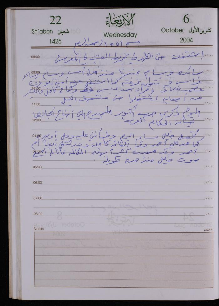 The Diary of Fadeyyeh Darabe, Dura- Hebron, 2004